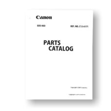 25 page PDF 3.06 MB download for the Canon C12-6171 Parts Catalog | EOS 40D