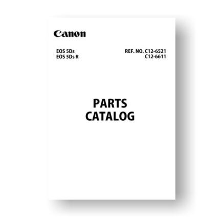 16-page PDF 12.7 MB download for the Canon C12-6521 Parts Catalog | EOS 5Ds | EOS 5Ds R