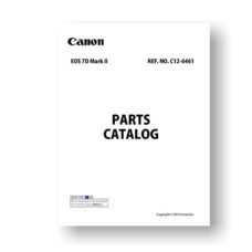 14-page PDF 5.67 MB download for the Canon C12-6461 Parts Catalog | EOS 7D Mark II