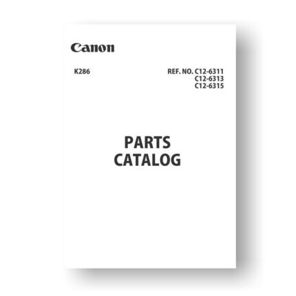 12 page PDF 4.93 MB download for the Canon C12-6313 Parts Catalog | EOS 600D | EOS X5 | EOS Rebel T3i