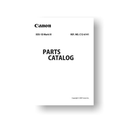 35-page PDF 4.10 MB download for the Canon C12-6141 Parts Catalog | EOS 1D Mark III