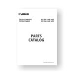 Canon C40-1051-1052 Parts Catalog | Speedlite 600EX 600EX-RT