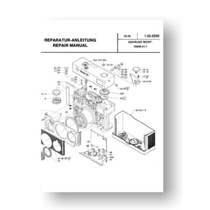 Rollei 35 Repair Manual Parts List | 35mm Film Cameras