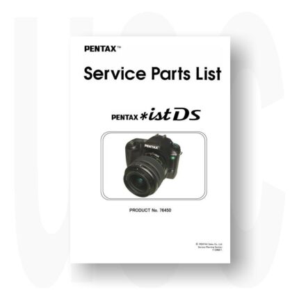 16-page PDF 1.45 MB download for the Pentax *ist DS Parts List | Digital SLR