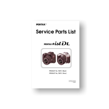 18-page PDF 1.70 MB download for the Pentax *ist DL Parts List | Digital SLR