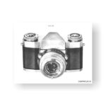 40-page PDF 4.86 MB download for the Zeiss-Contaflex III Service Manual Part Lists | Vintage SLR