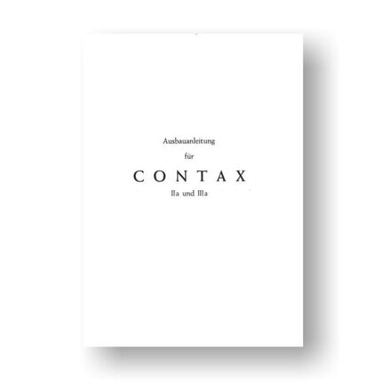 99-page PDF 4.47 MB download for the Zeiss-Contax IIa-IIIa Service Manual Part Lists | Vintage 35mm SLR