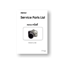 18-page PDF 792 KB download for the Pentax *ist Parts List | SLR Film Camera