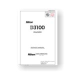 168-page PDF 14.74 MB download for the Nikon D3100 Repair Manual | Digital SLR