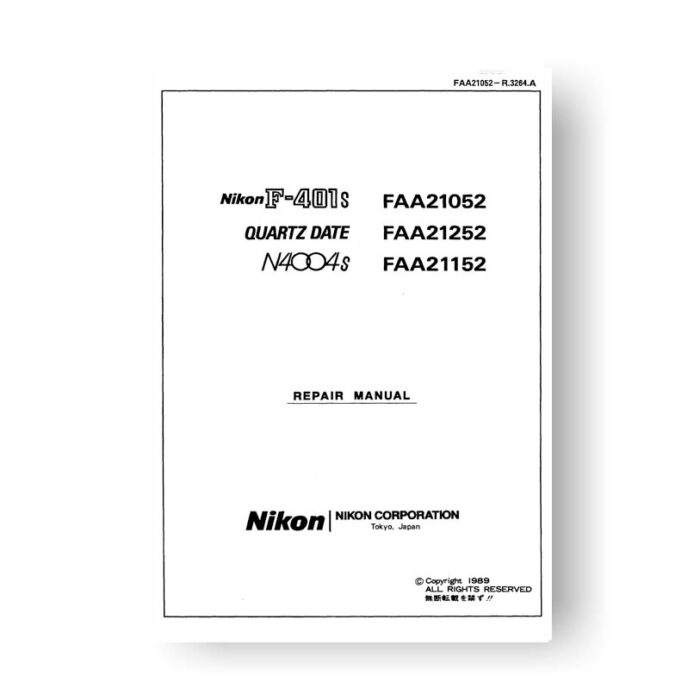Nikon 4004S Repair Manual
