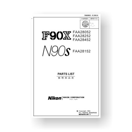 Nikon N90s Repair Manual