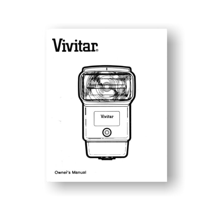 Vivitar 5200 Flash Unit Owners Manual Download