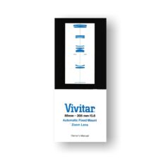 Vivitar 85-205 3.8 Close Focusing Lens Owners Manual Download