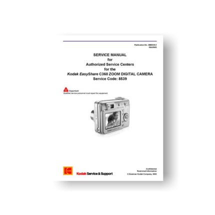Kodak Easyshare C360 Service Manual Download