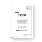26page PDF 1.54 MB download for the Nikon D3300 Parts List | Digital SLR