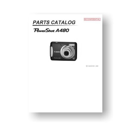 Canon A480 Parts Catalog | Powershot Digital