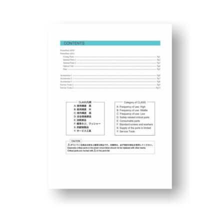 22-page PDF 854 KB download for the Canon A510-A520 Parts Catalog | Powershot Digital