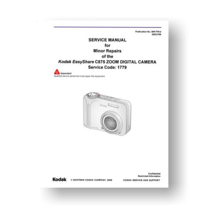 Kodak C875 Service Manual | Easyshare C875