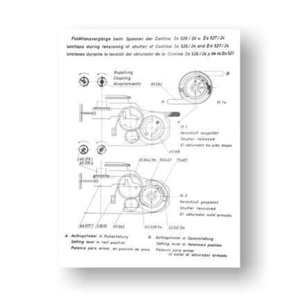 71-page PDF 7 MB download for the Zeiss-Contina Ia-IIa Service Manual | Vintage 35mm SLR