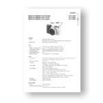 Minolta 2773 Service Manual Parts List | Dimage 5