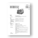 Minolta 2778 Service Manual Parts List | Dimage 7Hi