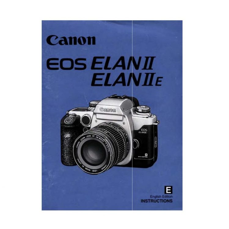 Canon EOS Elan II Elan IIE Owners Manual USCamera Manuals