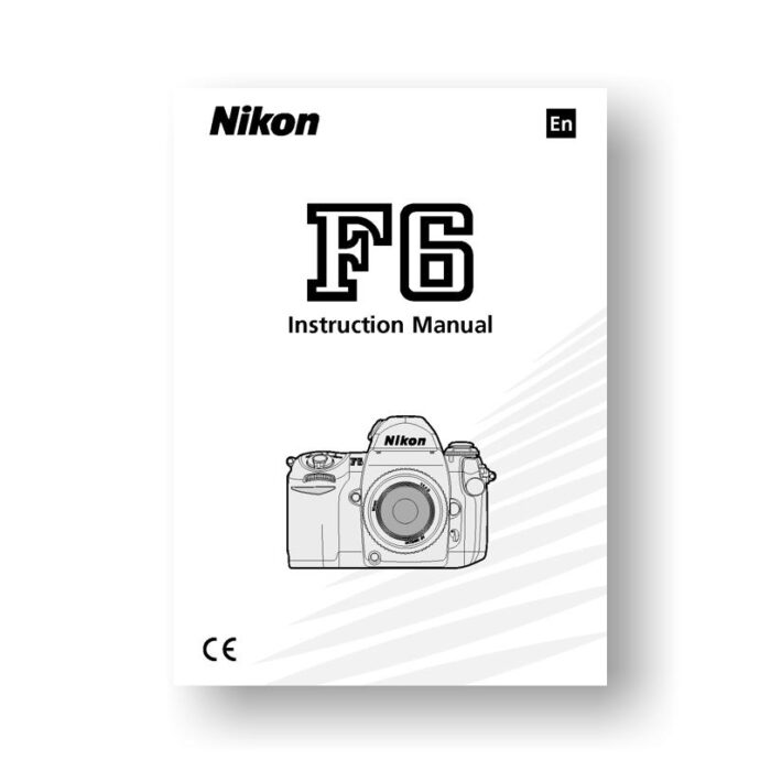 Nikon F6 Owners Manual Download