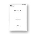 Nikon Nikkormat FT2 Service Manual Parts List Download