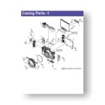 7-page PDF 733 KB download for the Canon G7 Parts Catalog | Powershot