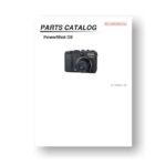 23-page PDF 1.23 MB download for the Canon G9 Parts Catalog | Powershot