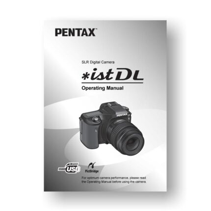 Pentax *ist DL Owners Manual Download