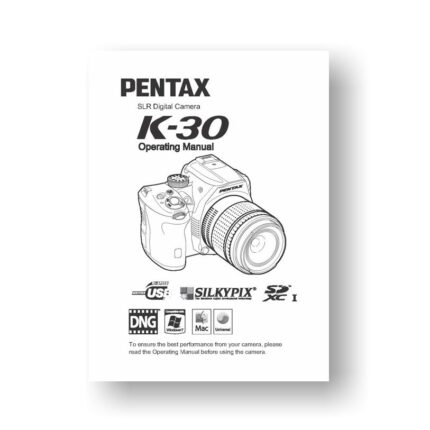 Pentax K-30 Owners Manual Download (K30-OM)