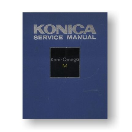 Koni-Omega M Service Manual download for the Koni-Omega M Service Manual | Medium Format Film Cameras