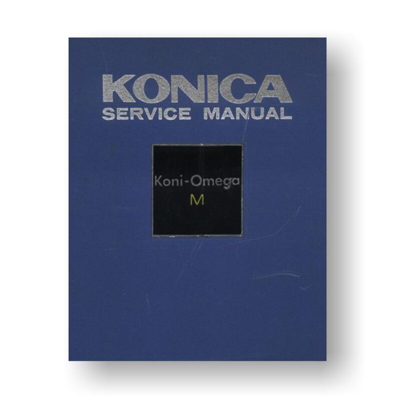 KoniOmega M Service Manual Medium Format Film USCamera Download