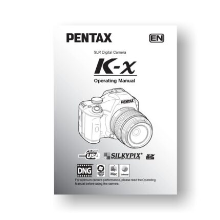 Pentax K-x Owners Manual Download