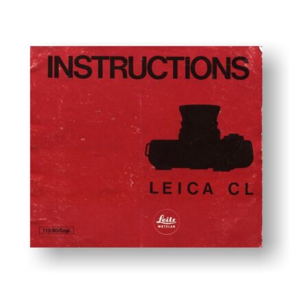 Leica CL Owners Manual Download