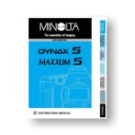 Minolta Maxxum 5 Owners Manual Download