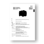 Minolta 2098 Service Manual | Maxxum 9
