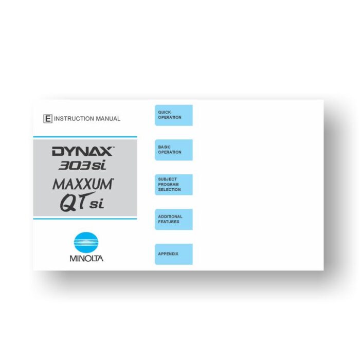 Minolta Maxxum QTsi Owners Manual Download