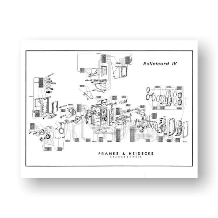 Rolleicord IV Exploded View Download