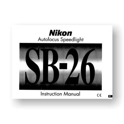 Nikon SB-26 Owners Manual