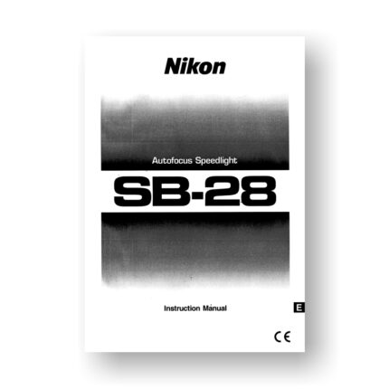 Nikon SB-28 Owners Manual