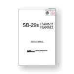 Nikon SB-29S Repair Manual