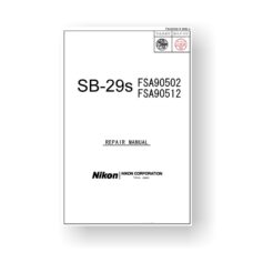 Nikon SB-29S Repair Manual