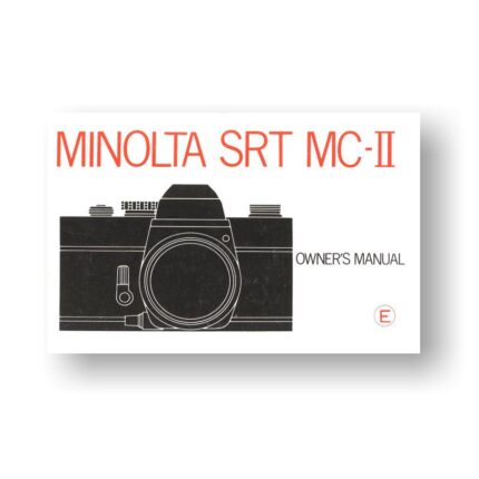 Minolta SRT MC-II Owners Manual Download