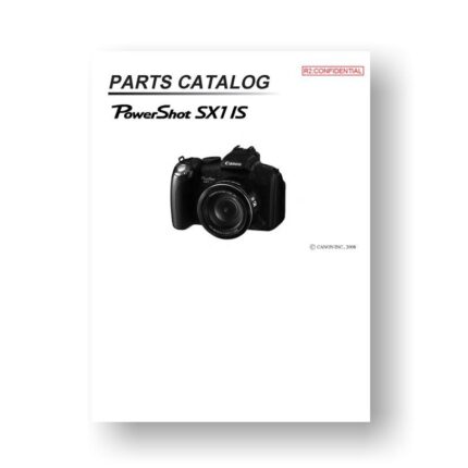 20-page PDF 1.61 MB download for the Canon SX1 IS Parts Catalog | Powershot