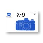 Minolta X-9 Owners Manual Download