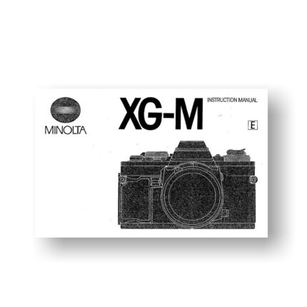 Minolta XG-M Owners Manual Download