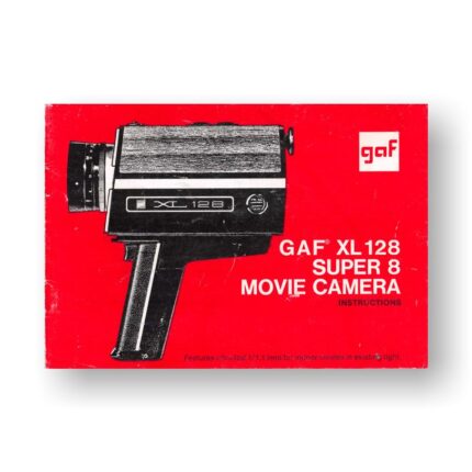 GAF XL128 Super 8 Movie Camera Owners Manual