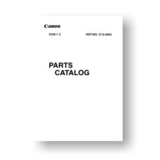 46 page PDF 4.64 MB download for the Canon C12-8401 Parts Catalog | EOS 1V